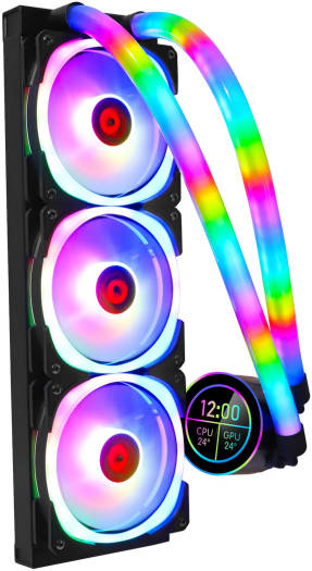 GameOn Kraken N360 360mm Liquid CPU Cooler - Black - Desert Games