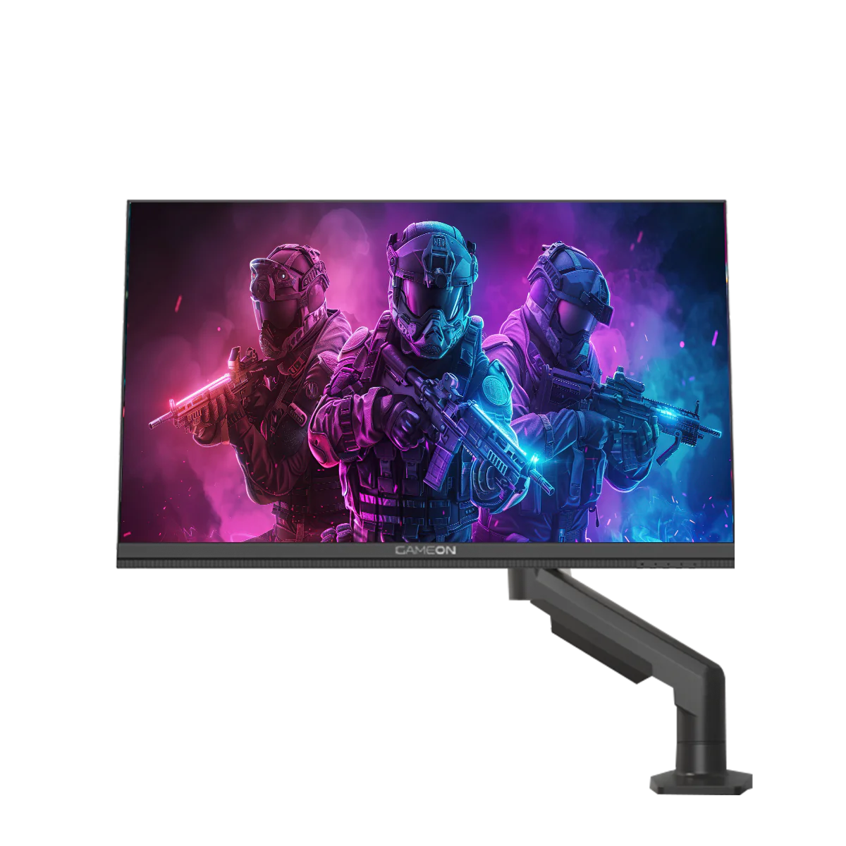 GAMEON 24FHD190IPSX Midnight Pro X Series 24" FHD, 190Hz, MPRT 0.5ms, HDMI 2.1, Fast IPS Gaming Monitor (Supports PS5) with Stand - Black - Desert Games