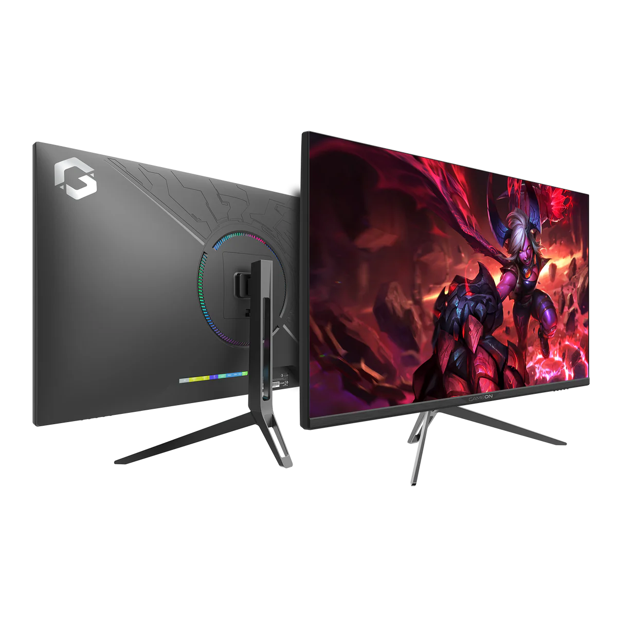 GAMEON GOP32UHD144IPS Premium Series 32" 4K UHD, 144Hz, MPRT 0.5ms, HDMI 2.1, Fast IPS Gaming Monitor (Supports PS5) - Black - Desert Games