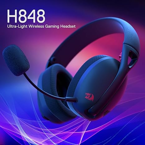 Redragon H848 BT Wireless Gaming Headset - Black - Desert Games