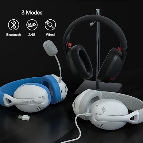 Redragon H848 BT Wireless Gaming Headset - Blue - Desert Games