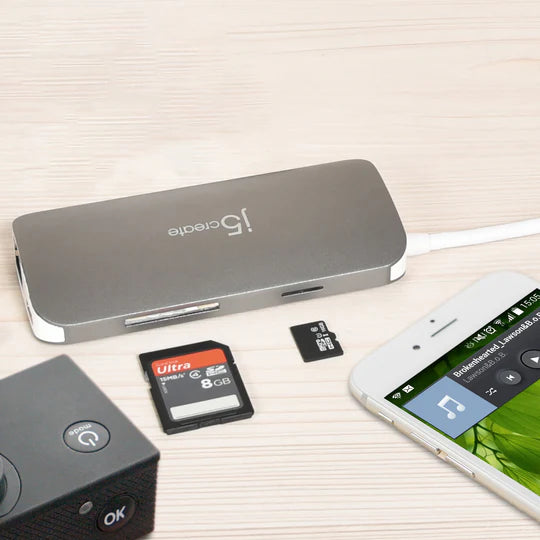 J5 Create USB-C™ Multi Adapter (9 Functions in 1) - Desert Games