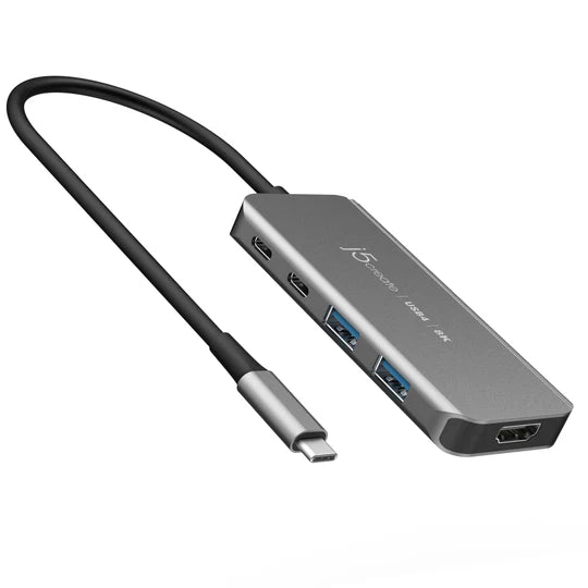 J5 Create USB4Ā® 8K60 Slim Hub - Desert Games