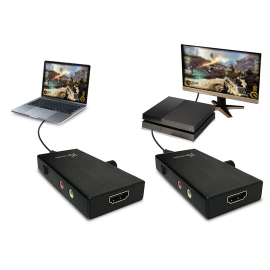 J5 Create Live Capture Adapter HDMI™ to USB-C™ with Power Delivery - Desert Games