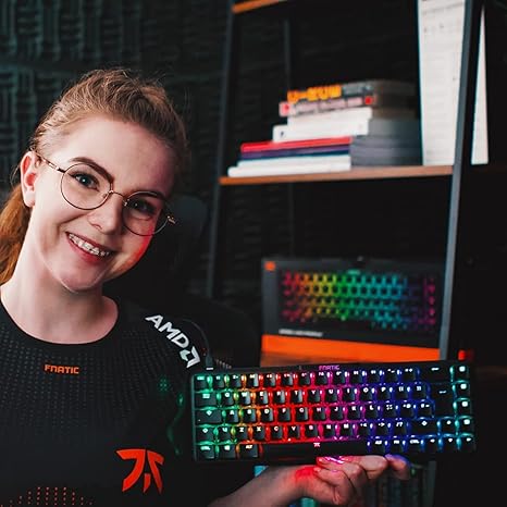 FNATIC STREAK65 Compact RGB 60 Gaming Mechanical Keyboard - Desert Games