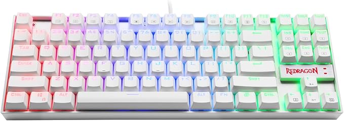 Redragon K552 Mechanical Gaming Keyboard - White