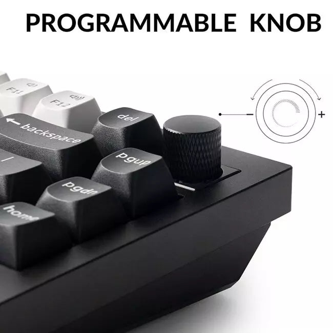 Keychron Q1 HE QMK Wireless Custom 75% Mechanical Keyboard - Black Q1H-M1-AR - Desert Games