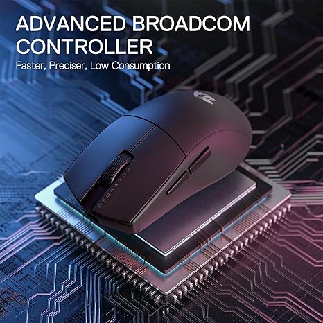 Redragon M916 PRO 3-Mode Wireless Gaming Mouse M916-PRO-1K - Desert Games