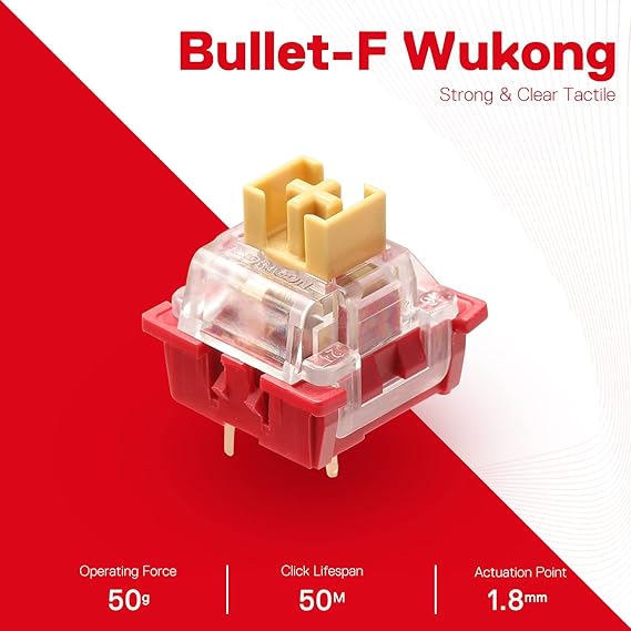 Redragon A113 Bullet-F Tactile Mechanical Switch - Desert Games