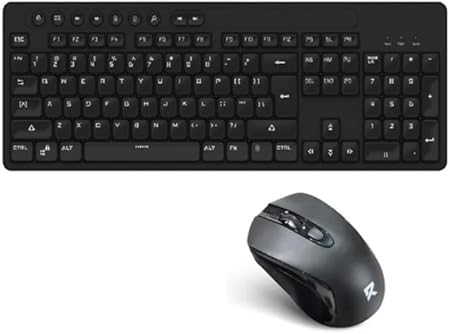 Redragon 2.4GHz Wireless Mouse & Keyboard Combo BS-7094 - Desert Games