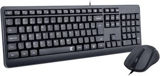 Redragon BS-7092 Wired keyboard & Mouse Combo - Black - Desert Games