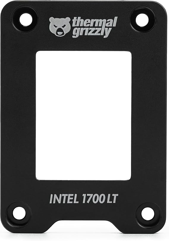 Thermal Grizzly - CPU Contact Frame Intel 1700 LT - for Optimized CPU Contact Pressure to Improve The Cooling Performance TG-CF-i1700-LT - Desert Games