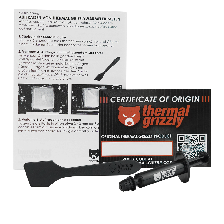 Thermal Grizzly Kryonaut High Performance Thermal Paste  TG-K-001-RS - Desert Games