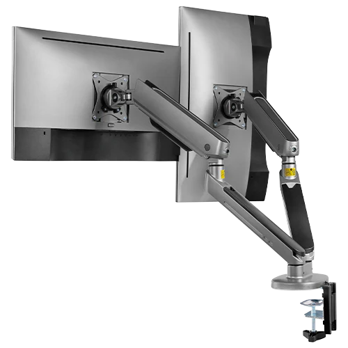 Twisted Minds Identity Premium Dual-Monitor Gaming Monitor Arms with RGB Lighting TM-54-C012-G - Desert Games