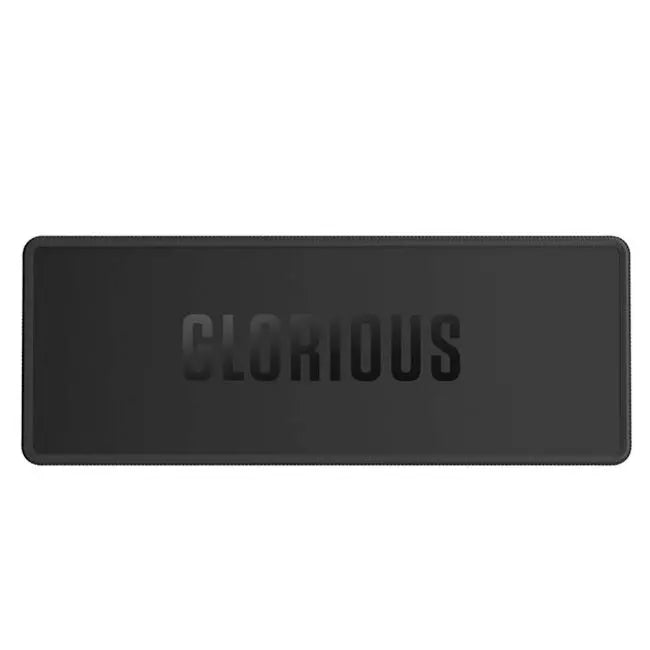 Glorious Stitched Cloth 65% Keyboard Mat - Black | ACC-KBM-STC-65-BLK - Desert Games
