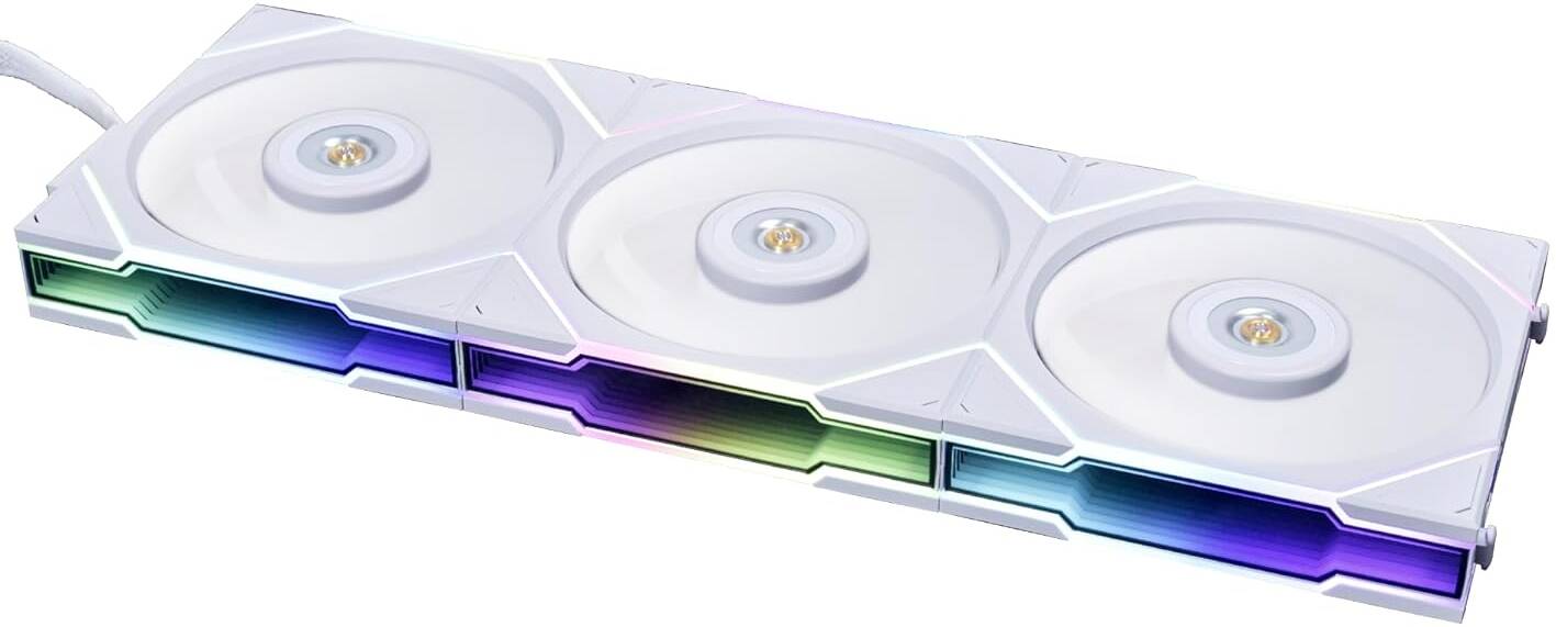 Lian Li Uni Fan TL 120 Case Fan, Triple Pack, White | G99.12TL1W.00 - Desert Games