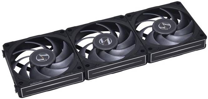 Lian-Li UNI Fan P28 Case Fan, Pack of 3, Black | G99.12P283B.00 - Desert Games