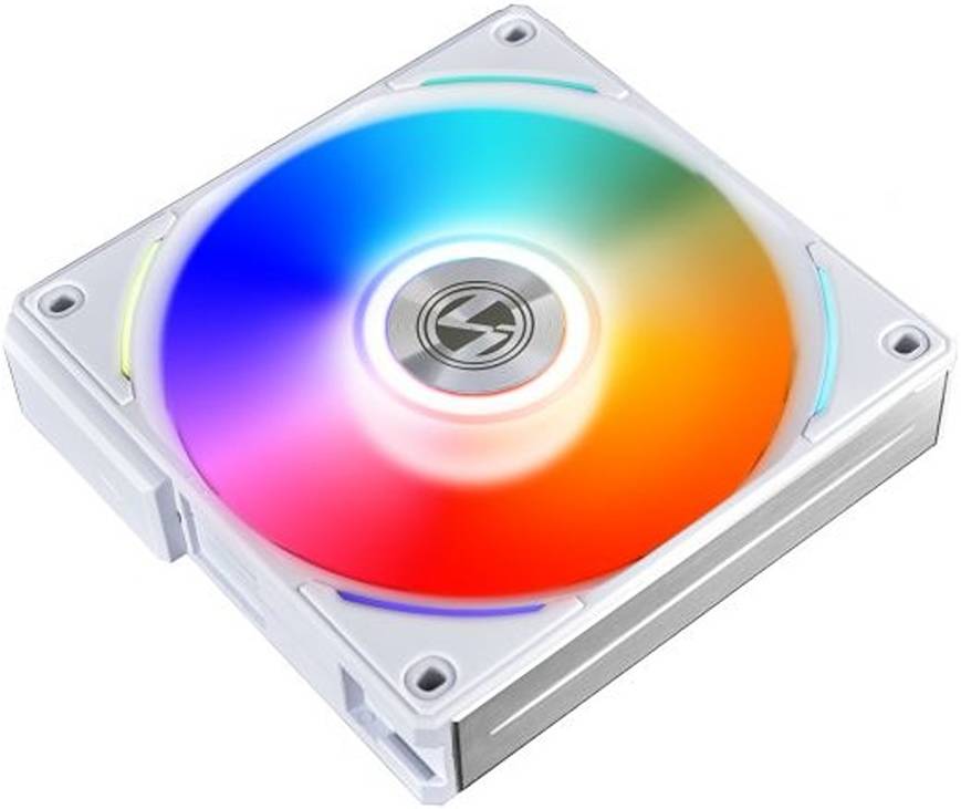 Lian-Li UNI Fan AL120 V2 Three White, PBT+PC+Aluminum Materials, 120mm Fans, Up to 1900 RPM Fan Speed, 64.5 CFM Airflow, Pack of 3 | G99.12ALV23W.00 - Desert Games