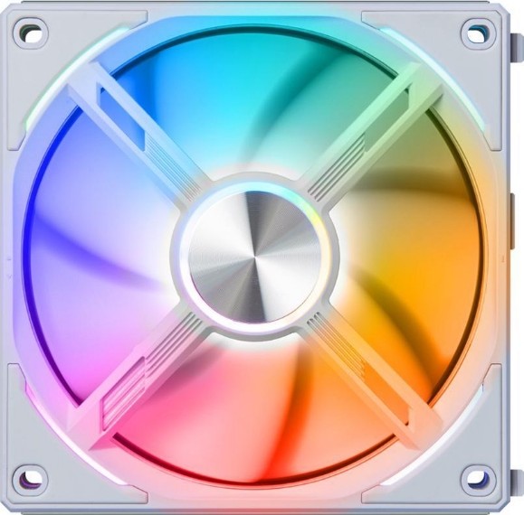 Lian Li UNI FAN AL120 Digital Addressable RGB 120 Fan, Single Pack, White | G99.12AL1W.00 - Desert Games