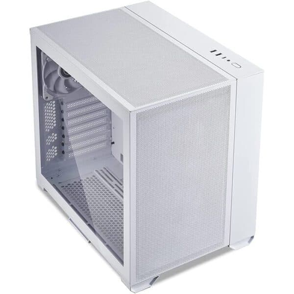 Lian Li O11 DYNAMIC Mini AIR Tempered Glass Gaming Computer Case – White | O11AMW - Desert Games