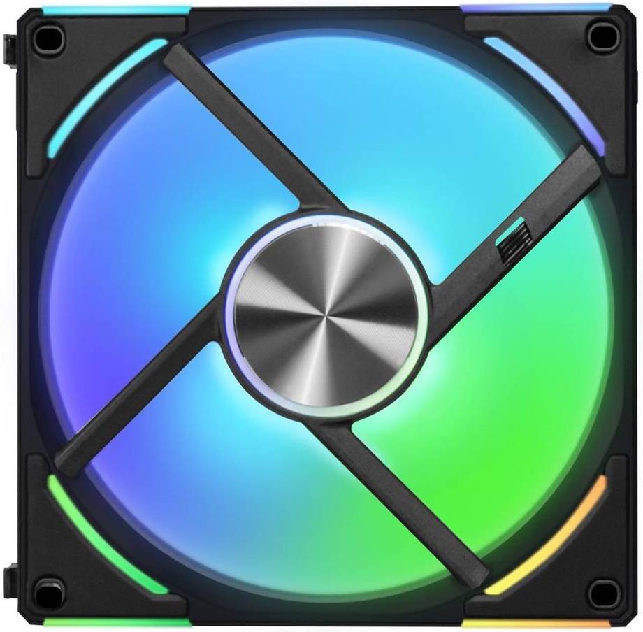 Lian li UNI Fan AL140 V2 aRGB Case Fan, Black | UF-AL140V2-1B - Desert Games