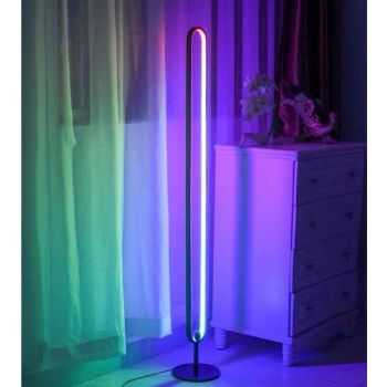 Gadgeton LED Curved Corner DUO RGB Floor Light, Lamp with Remote & App Control - 745607