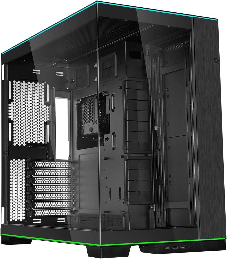 Lian Li O11D EVO RGB E-ATX Gaming Dual Chamber Case, Black | G99.O11DERGBX.00 - Desert Games