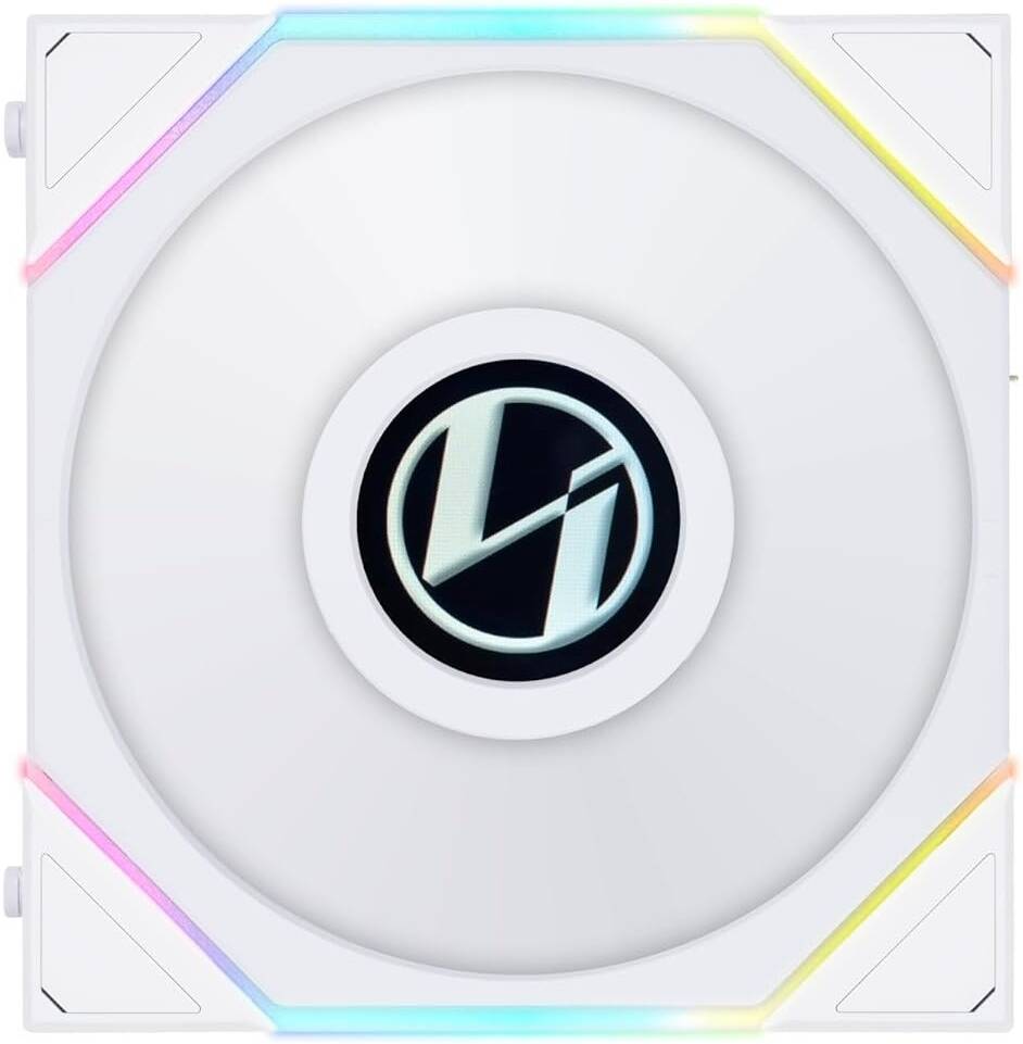 Lian Li Uni Fan TL 120 Reverse Blade Case Fan, Single Pack, White | G99.12RTLLCD1W.00 - Desert Games