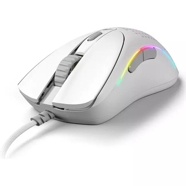 Glorious Model D 2 Wired Optical RGB Gaming Mouse - White | GLO-MS-DV2-MW - Desert Games