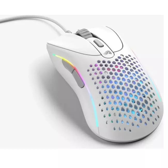 Glorious Model D 2 Wired Optical RGB Gaming Mouse - White | GLO-MS-DV2-MW - Desert Games