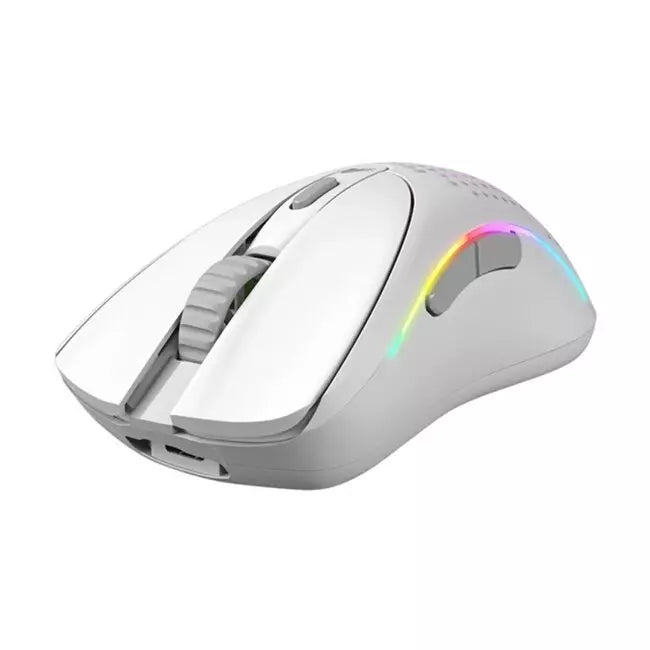 Glorious Model D 2 Wireless Optical RGB Gaming Mouse - White | GLO-MS-DWV2-MW - Desert Games