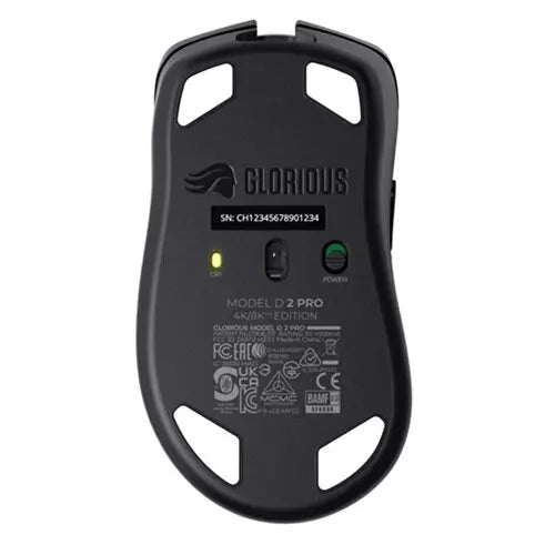 Glorious Model D 2 PRO 4K/8K Hz Edition Lightweight Wireless Gaming Mouse | GLO-MS-PDWV2-4K8K-B - Desert Games