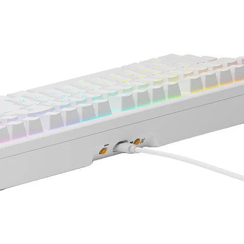 Glorious GMMK 3 HE 100% Prebuilt Wired Gaming Keyboard - White GMMK3-100-HE-W-W - Desert Games