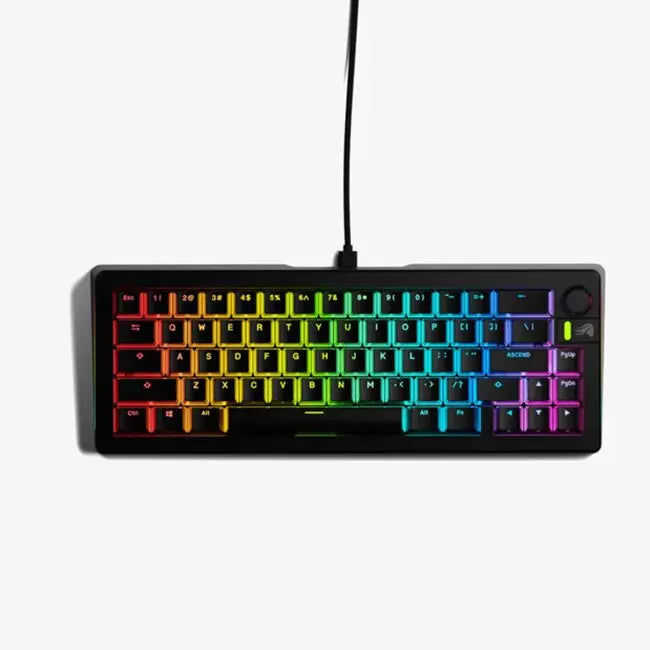 Glorious GMMK 3 Prebuilt 65% Mechanical Gaming Keyboard - Black | GMMK3-65-FOX-W-B-AR - Desert Games