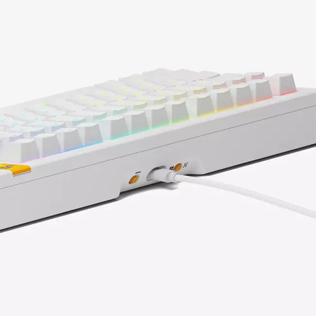 Glorious GMMK 3 HE 75% Prebuilt Wired US Keyboard - White | GMMK3-75-HE-W-W - Desert Games