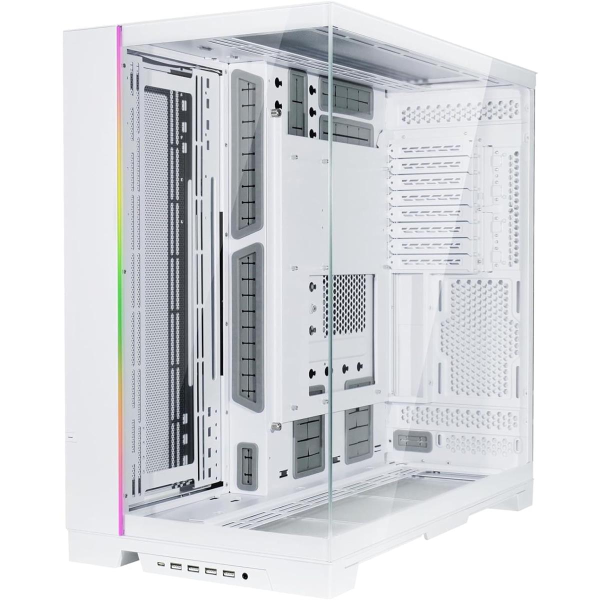 Lian Li O11 Dynamic EVO XL Full-Tower ATX Gaming Case - White - Desert Games