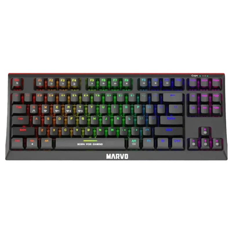 MARVO KG953W EN-R Wireless Keyboard - Desert Games
