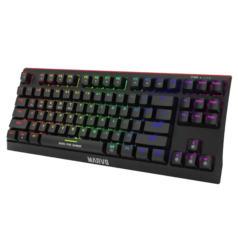 MARVO KG953W EN-R Wireless Keyboard - Desert Games