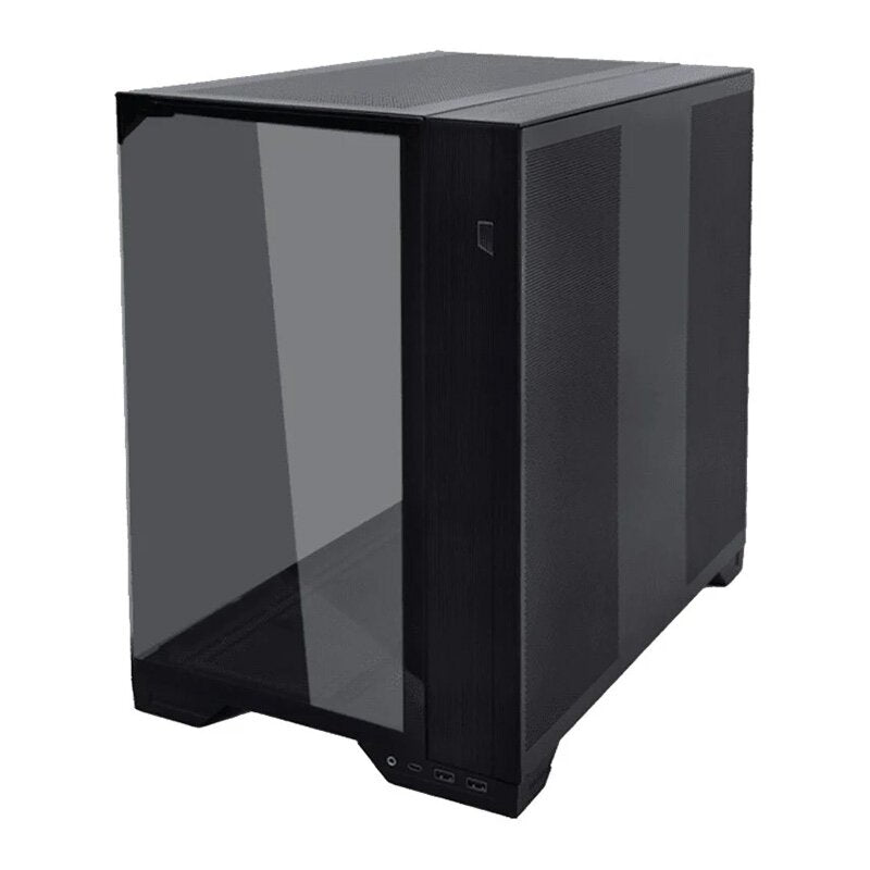 Lian Li O11 Vision Compact Dual-Chamber Mid-Tower Triple Tempered Glass ATX Case - Black | O11VPX - Desert Games