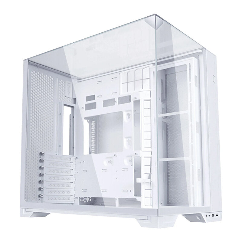 Lian Li O11 Vision Compact Dual-Chamber Mid-Tower Triple Tempered Glass ATX Case - White | 011VPW
