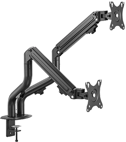 Twisted Minds Dual Monitor Pipe Shaped Counterbalance Spring Assisted Monitor Arm TM-71-C012