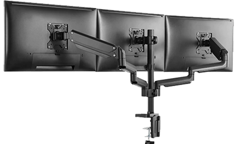 Twisted Minds Triple Monitor Aluminum Slim Mechanical Spring USB Monitor Arm TM-26-C018UP