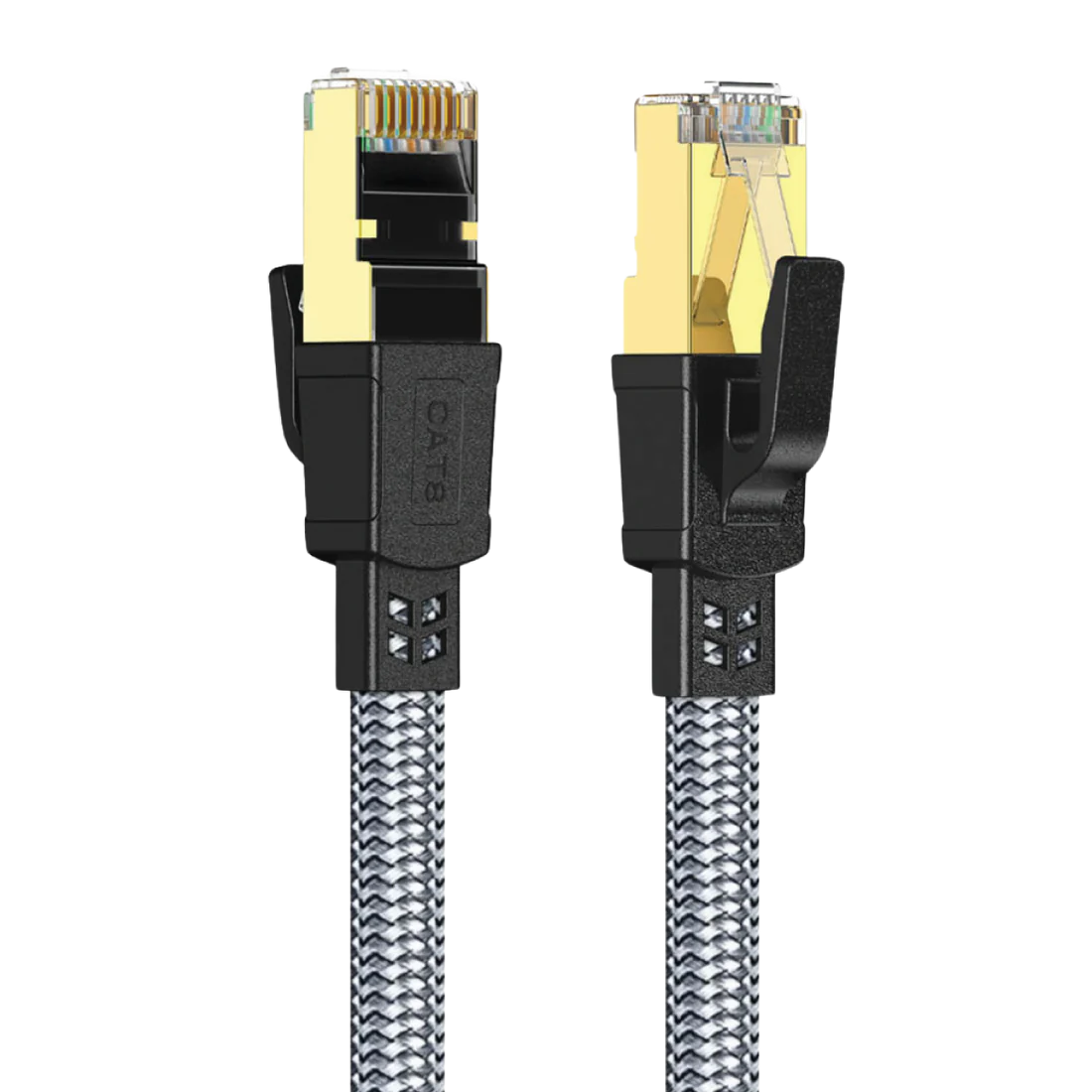 Twisted Minds Flat Braided Network Cable ,Transmission Rate 40GBPS / 2000MHZ ,3M - TM-CAT8-3M - Desert Games
