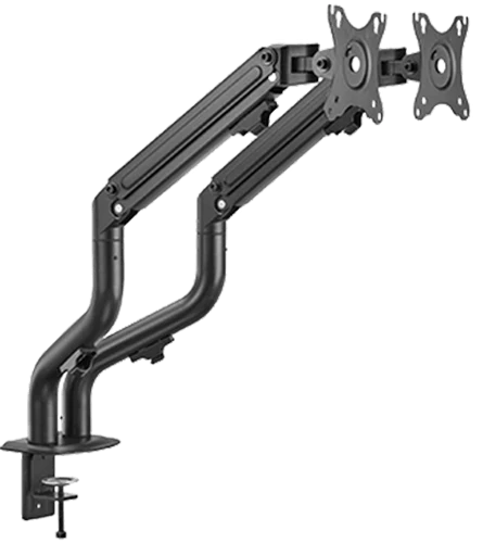 Twisted Minds Dual Monitor Pipe Shaped Counterbalance Spring Assisted Monitor Arm TM-71-C012
