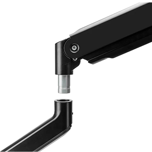 Twisted Minds Single Monitor Heavy Duty Spring Assisted Monitor Arm USB Port TM-60-C06