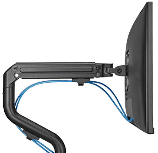 Twisted Minds Dual Monitor Pipe Shaped Counterbalance Spring Assisted Monitor Arm TM-71-C012