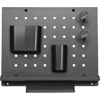 Gadgeton Customizable Desk Organizer With Stationery Container For Gaming And Office Use, Black