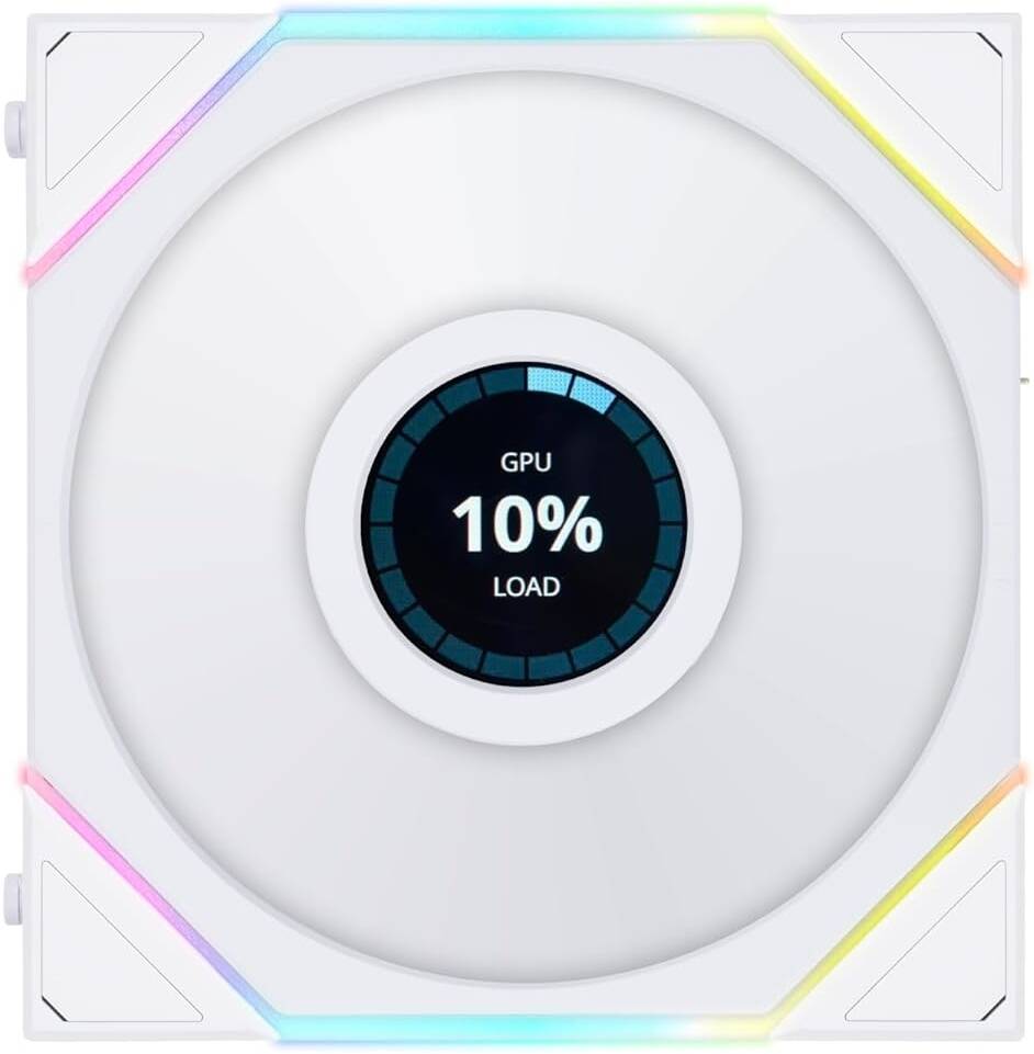 Lian Li Uni Fan TL 120 Case Fan, Single Pack, White | G99.12TLLCD1W.00