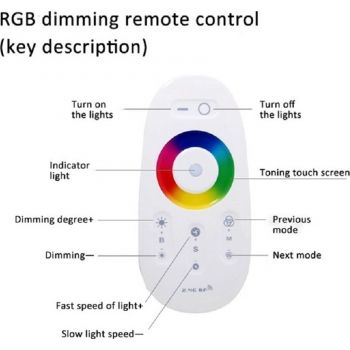 Gadgeton Modern Hollow Round RGB LED Wall Lamp with Remote Control - 745614