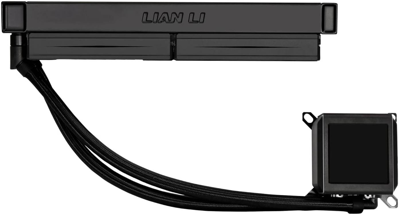 Lian Li Galahad II LCD 280 AIO RGB CPU Liquid Cooler, Black | G89.GA2ALCD28B.00 - Desert Games